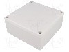 Carcasa ABS, 133mmx133mmx59mm, IP55, MASZCZYK - KM-500 GY