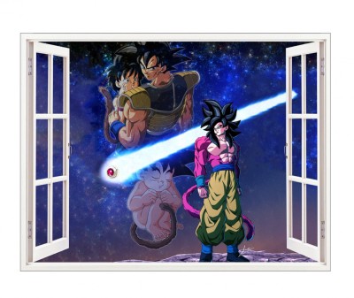Sticker decorativ, fereastra 3D, Dragon Ball, 85 cm, 1025STK foto