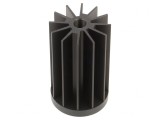 Radiator LED Rotund Negru 45x68mm STAR LED