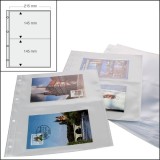 Folii pentru Carti Postale cu 2 buzunare de 215 x 145 mm 50 Folii
