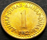 Cumpara ieftin Moneda 1 DINAR - RSF YUGOSLAVIA, anul 1982 *cod 2024, Europa