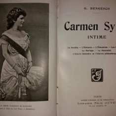 G. BENGESCO - CARMEN SYLVA INTIME {1905}