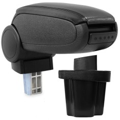 Cotiera pentru Hyundai Accent 3 III (11.2005-11.2010) negru piele ecologica () foto