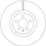 TRW DF6983S Disc frana