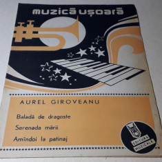 Partitura muzicala de Aurel Giroveanu