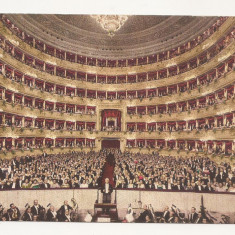 FA5-Carte Postala - ITALIA - Milano, Teatro alla Scala, necirculata