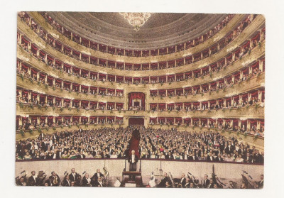 FA5-Carte Postala - ITALIA - Milano, Teatro alla Scala, necirculata foto