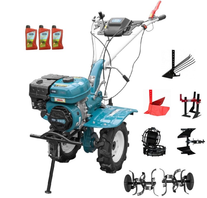 Motocultor Profesional Dakard HS 1000B 7 CP, Latime de Lucru 60 - 80 Cm