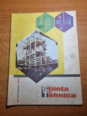 stiinta si tehnica ianuarie 1964-fabrica de ulei oradea,cresterea porcilor foto
