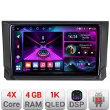 Navigatie Seat Ibiza 2017- A-IBZ 4+64 InCell Display 1K Android Waze USB Navigatie Internet Youtube Radio