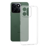 Husa Honor 200 Smart Techsuit Clear Silicone, transparenta