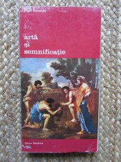 Arta si semnificatie &ndash; Erwin Panofsky