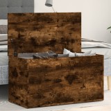 Cufăr de depozitare stejar fumuriu 84x42x46 cm lemn prelucrat