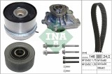 INA 530 0724 30 Set pompa apa + curea dintata