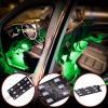 Set de 2 placi cu module LED lumina verde interior pentru Audi A1, A3, A4 B6,B7,B8, B9, A5, A6 C6, C7, C8, A8, Q2, Q3, Q5, Q7