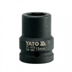 Cheie tubulara hexagonala de impact, Yato YT-1070, 3/4", 19mm, Cr-Mo