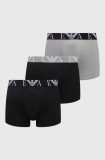 Cumpara ieftin Emporio Armani Underwear boxeri 3-pack barbati, culoarea gri