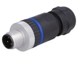 Mufă M12 4 pini tată IP67 pe cablu