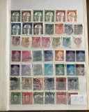 M2 228 - Clasor foarte vechi - contine 719 timbre straine obliterate