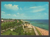 CPIB 24142 CARTE POSTALA - EFORIE NORD, FALEZA SI PLAJA, CIRCULATA, 1984, STAMPILE, TIMBRU