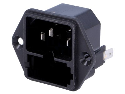 Conector AC Tată 10A 250V foto
