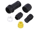 Conector Circular Mufă Mamă 4 PIN Fără Contacte pe Cablu
