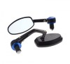 Set 2 oglinzi, montaj capat ghidon, culoare negru/albastru Cod Produs: MX_NEW LU0222