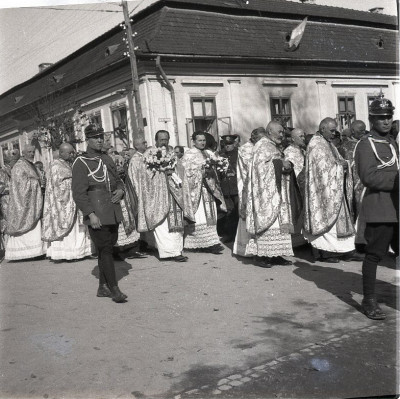 HST 295S Negativ pe celuloid mitropolit greco-catolic Alexandru Rusu anii 1930 foto