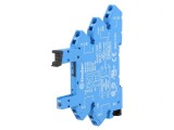 Stativ DIN 6A cu cleme cu arc Serie 34.51.7.012, Finder