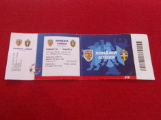 Bilet meci fotbal ROMANIA - SUEDIA (27.03.2018) foto
