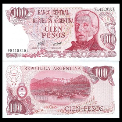 Argentina 1976/83 - 100 pesos UNC foto