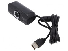 Webcam USB Neagră Full HD 1080p 1.5m