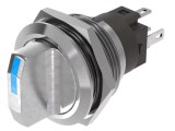 Comutator rotativ 2 poziții, SPDT, montaj pe panou, IP65