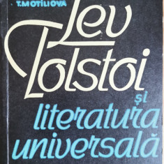 Lev Tolstoi si literatura universala - T. Motiliova