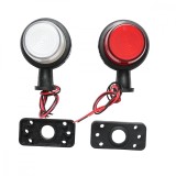 Lampa laterala gabarit rotativa LED NEON 12-24V, rosu-alb