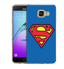 Husa Samsung Galaxy C7 C7000 Silicon Gel Tpu Model Superman foto