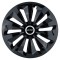 Set 4 capace roti Fox negru R14 Compatibil Cu Smart