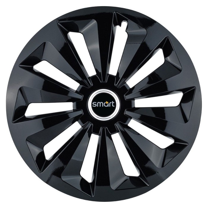 Set 4 capace roti Fox negru R14 Compatibil Cu Smart