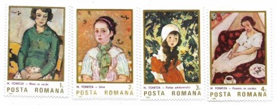 Romania (449b) - Reproduceri de arta - N. Tonitza, 1986, serie neobliterata foto
