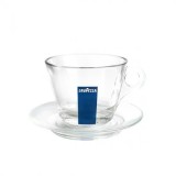 Lavazza cesti cu farfurii cafea Cappucino sticla 12 buc