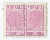 *Romania, lot 413 cu 1 diptic fiscal general, 1942, MNH