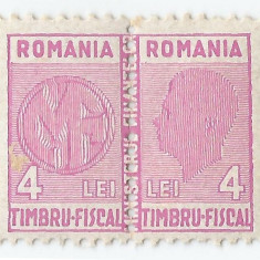 *Romania, lot 413 cu 1 diptic fiscal general, 1942, MNH