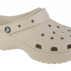 Papuci flip-flop Crocs Classic Platform Clog 206750-2Y2 bej