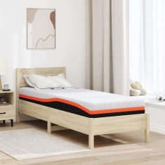 vidaXL Saltea Alb, Gri 80 x 200 cm Spumă