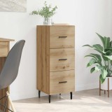 VidaXL Bufet stejar artizanal 34 x 34.5 x 90 cm Lemn compozit 881577