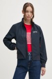 Pepe Jeans geacă Red Bull Racing x Pepe Jeans femei, culoarea bleumarin, de tranziție, RL400001
