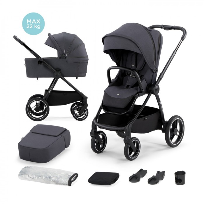 CARUCIOR MULTIFUNCTIONAL 2IN1 KINDERKRAFT NEA DARK GREY SuperHeroes ToysZone