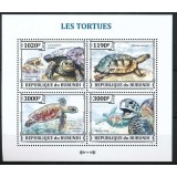 BURUNDI 2013 FAUNA MARINA TESTOASE
