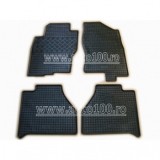 Covorase Cauciuc Auto Nissan Navara Double Cab (2010-2016) Rigum - Dedicate, Fara Miros, Margine Protectie