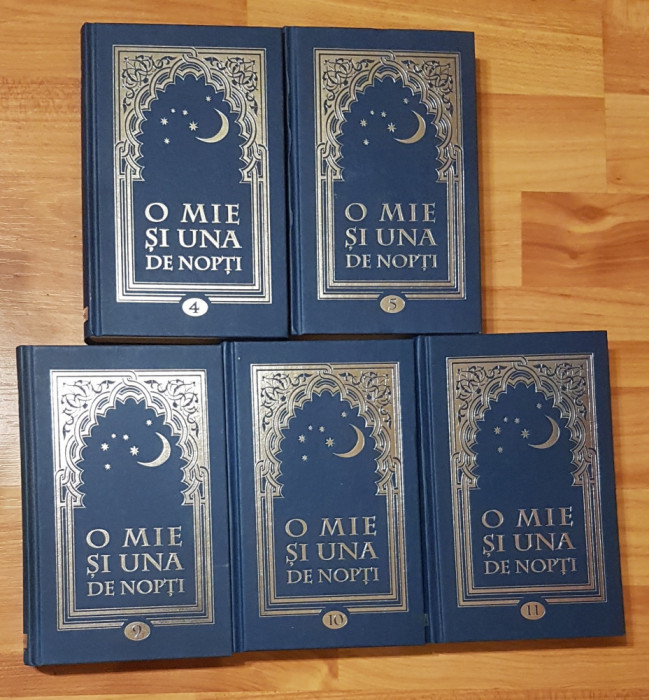 Set 5 volume O mie si una de nopti (Vol. 4, 5, 9, 10, 11)
